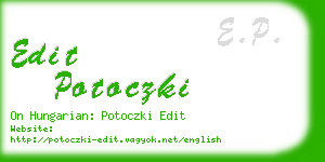 edit potoczki business card